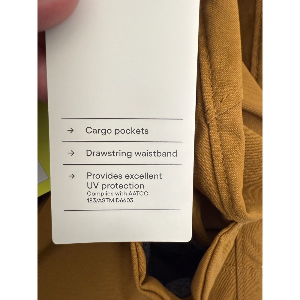 All In Motion Mens 2XL Outdoor Cargo Pant Brown Stretch Hiking Utility Techwear - Picture 9 of 10